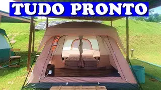 CAMPING - Como é um Hotel de Barracas