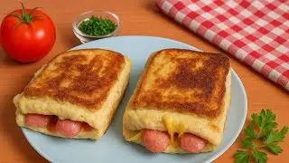 Frühstück in 15 Minuten, der Geschmack wird Sie überraschen! Dieses Rezept ist einfach großartig!