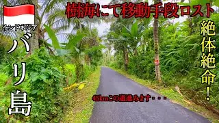 【🇮🇩インドネシア】絶体絶命！バリ島の山奥、樹海で移動手段ロスト。街まで45km・・・雨の中歩いて下山？生きて帰れるか？