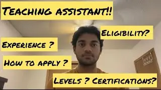 How to be teacher assistant in Canada 🇨🇦 | Field job | Teaching assistant | Levels | Certification |