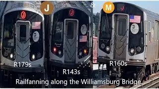 MTA Railfanning along the Williamsburg Bridge