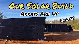 Installing 42 Aptos 440W Bifacial Solar Panels on 3 Sinclair Ground Mount Arrays