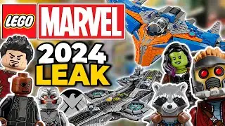 Утечки набора LEGO Marvel 2024 &mdash; это просто огонь! (Геликарриер, Эра Альтрона, Стражи Галактики Милан!)