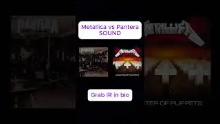 Pantera vs Metallica IR tones  #metal #cabir #guitar #guitartone #guitarist #guitarir