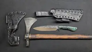 Custom Sheaths for Lon Humphrey Ranger and Mark McCoun Tomahawk