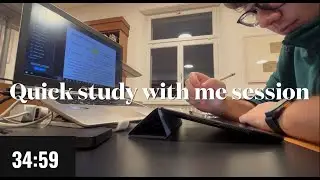 35-Minute Study With Me | Library Edition | Focus and Relax
