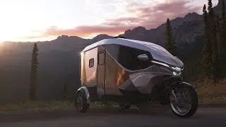 Mountain Sunset Camper 2025 &mdash; A Three Wheeled Home in Nature