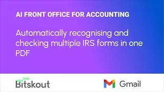 AI for tax accountants - collecting and processing multiple IRS Tax forms in one PDF with Sonny9