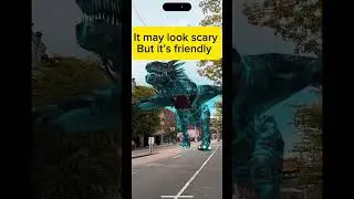 Huge Dragon Brought to life using GeospatialAPI @GoogleARVR