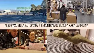 ALGO PASO EN LA AUTOPISTA Y ENCONTRRAMOS EL SOFA PARA LA OFICIA