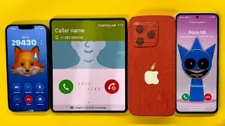 Incoming Call & Fake Call Wooden IPhone , Samsung Z Fold3,IPhone 13, Samsung Z Flip3