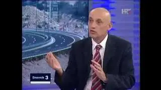 dr. Željko Maru&scaron;ić - HRT1 Dnavnik 3 - Jadransko-jonska autocesta - 26.8.2014.