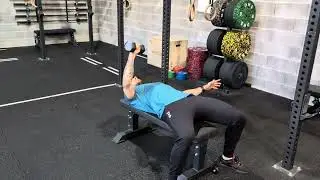 One arm DB bench press