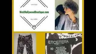 THRIFT STORE ONLINE Et Cetera WOMEN'S CAPRI PANTS CASUAL SIZE 10 Waist 33 inches Length 30.5 Ins 22