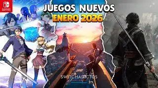 10 NUEVOS JUEGOS CONFIRMADOS Para Nintendo Switch 1 y 2 Este Enero 2026