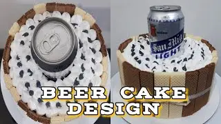 DIY BEER THEMED CAKE