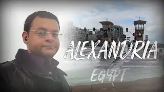 Walking Alexandria Corniche, Egypt - 3 Feb 2023