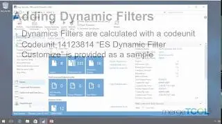 Adding Dynamic Filters