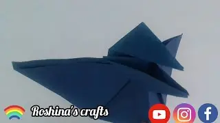 Origami crow || Talking crow || Crafts || Roshina's crafts.