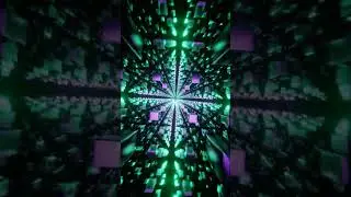 Light Purple & Turquoise Abstract Cubic Dimension #vjloopbackground #videobackground #livewallpaper
