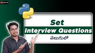 Set Interview Questions in Python | Python in Telugu | Python Set in Telugu