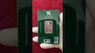 Kundan Refinery 10 grams silver bar with 999.9 purity