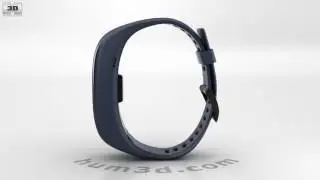 Garmin Vivosmart HR Midnight Blue 3D model by 3DModels.org