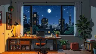 Cozy Night Home 🌙 Lofi &mdash; Calm Late-Night Focus Music for Study, Work & Thinking
