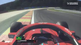 Realistic PC Game F1 2018 Kimi Raikkonen's Pole Lap Belgian Grand Prix｜#Assettocorsa