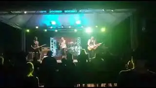 Celebrating Unker Bunker on drums