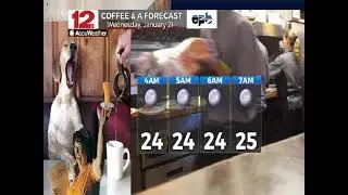 WDEF-TV NEWS 12 Breakfast BlipCast for Wednesday Morning