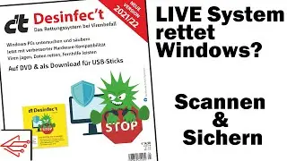 Windows von Viren befreien mit CT Desinfec't live ISO? OpenThreat Scanner, Thor Lite & AntiVirus