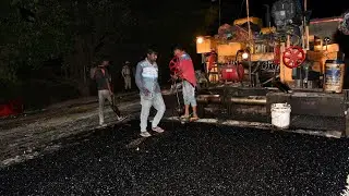 Finally : Blacktopping work on BGSB University - Rajouri road started.