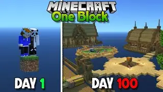 100 Hari Minecraft ONE BLOCK