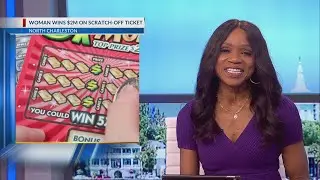 Woman wins $2M on scratch-off ticket