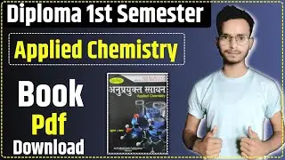 Applied Chemistry Book PDF download || Polytechnic 1st Semester Book || Notes Questions Bank pdf