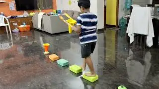 #903 - BC - Moving cones on foam blocks