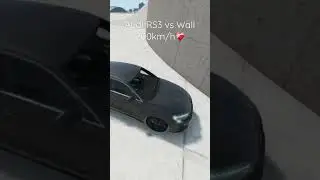 Subscribe to my channel for more Crashes!❤️#viralshorts #beamngdrive #carcrash #audi #rs3 #crash