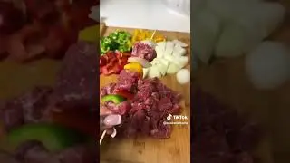 Brochettes de viande            #cuisine #recettefacile #repasfacile #viande #b&oelig;uf #delicious