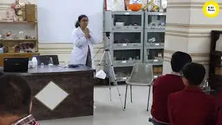 Science Experiment Workshop at Manava Bhawna Public School organised by K12News | along with Kiwami