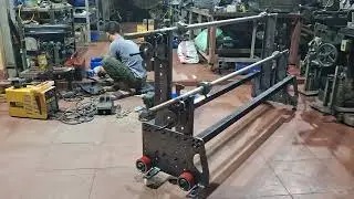 máy trải vải 2 cuộn . tự động bằng cơm