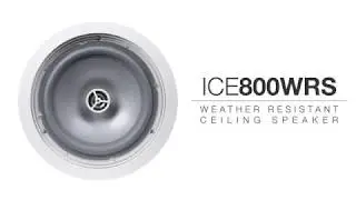 OSD Audio 8-inch Weather-Resistant Indoor/ Outdoor In-Ceiling Speakers ICE800WRS