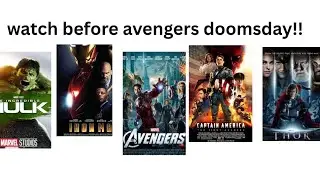 Watch before avengers doomsday:phase one |FilmySamachar