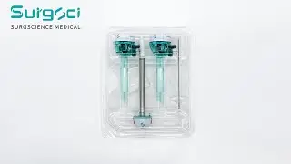 CE Marked 12mm Disposable Bladeless Trocar Cannula Set Laparoscopic Trocar Kit