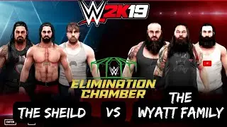 The Shield vs Wyatt Family Tag Team Elimination Match | WWE Elimination Chamber
