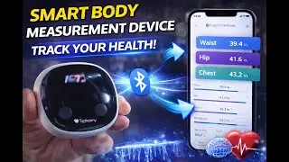 Unboxing Tychesy Smart Body Tape Measure, Bluetooth Digital Body Measuring Tape with APP