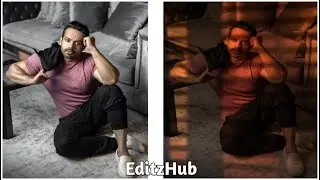 SUN BLIND EFFECT || PICSART EDITING TUTORIAL || EditzHub