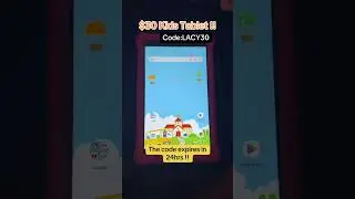 $30 Tablet for Kids! WiFi, Games, Apps & More #kidstablet #tablet