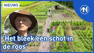 Eerste oogst uit voedseltuin in Wedde