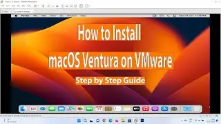 Как установить macOS Ventura на VMWare на Windows